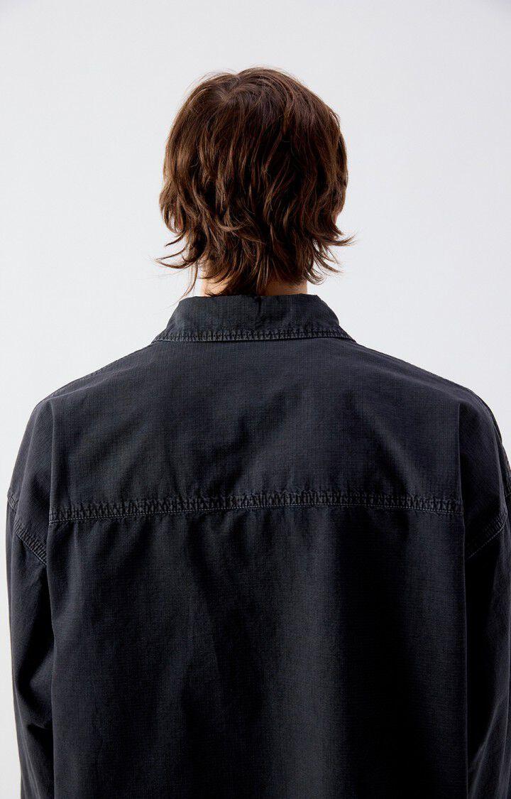 American Vintage Tysco Shirt Oversized Hemd Herren Anthrazit 